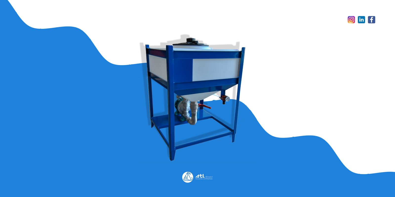 Siletto TR2/L con pompa a doppia membrana per emulsioni abrasive